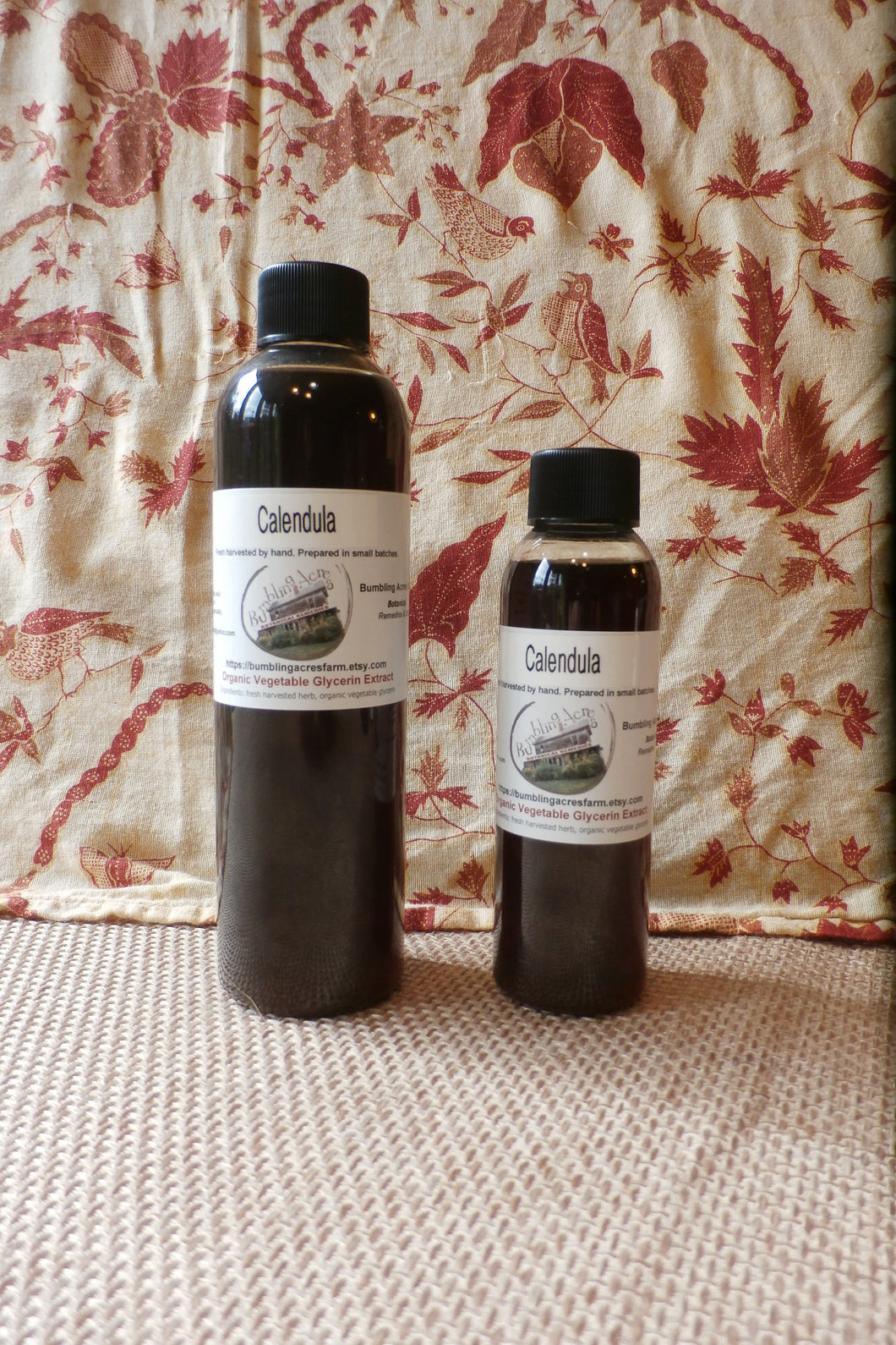 Calendula Glycerite Double-Extracted Non-Alcohol Tincture Pure & Potent Organic