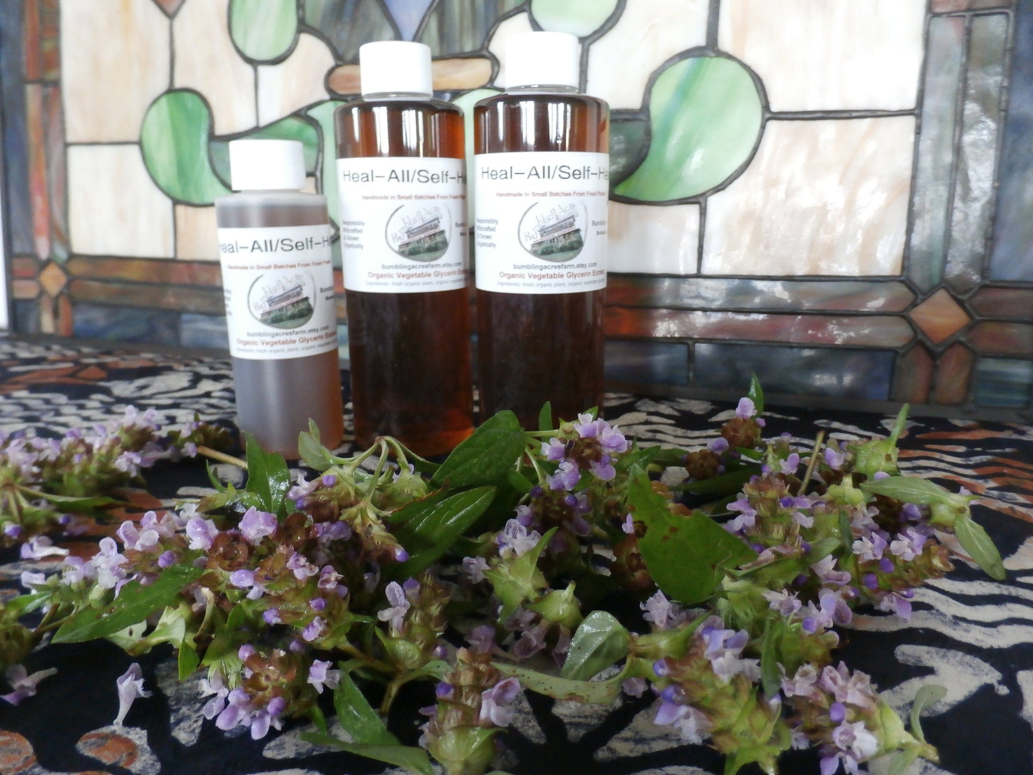 Woundwort Prunella Vulgaris, Organic Double-Infused Glycerite – Bumbling  Acres Farm